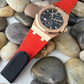 AP Bands Orange Velcro Style Nylon Strap For Audemars Piguet Royal Oak 39mm and 41mm 15300 15510 15400 15202 26135 26420 26120