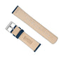 Navy Blue Sailcloth Quick Release Watch Band