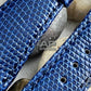 Lucertole Shiny Electric Blue Lizard Leather Strap For Audemars Piguet Royal Oak Offshore 42mm