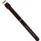 Black Red Nylon NATO® Style Watch Band (20mm, 22mm SALE)