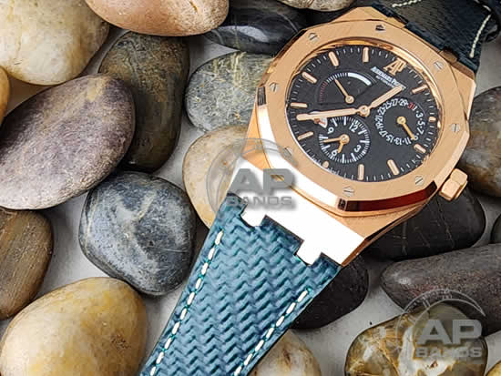 AP Bands 100% Genuine Green Carbon Fiber Strap For Audemars Piguet Roy