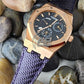AP Bands 100% Genuine Purple Carbon Fiber Strap For Audemars Piguet Royal Oak 15300 15400 26320 2630