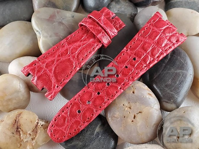 Capolavoro Red Crocodile Strap For Audemars Piguet Royal Oak 39mm 41mm
