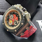 Pitone Red Python Strap For Audemars Piguet Royal Oak Offshore 44mm Chronograph 26400