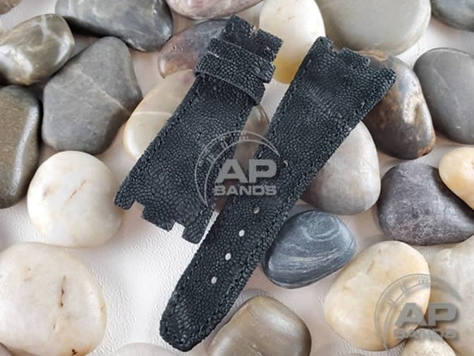 AP Bands Black Elephant Strap For Royal Oak Offshore 42mm
