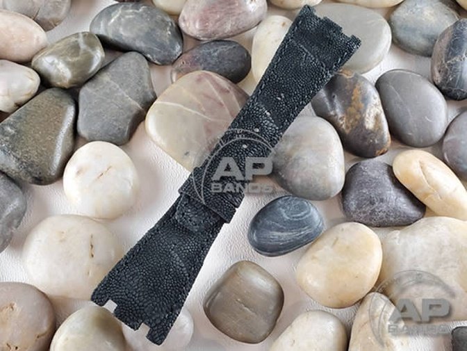 AP Bands Black Elephant Strap For Royal Oak Offshore 42mm