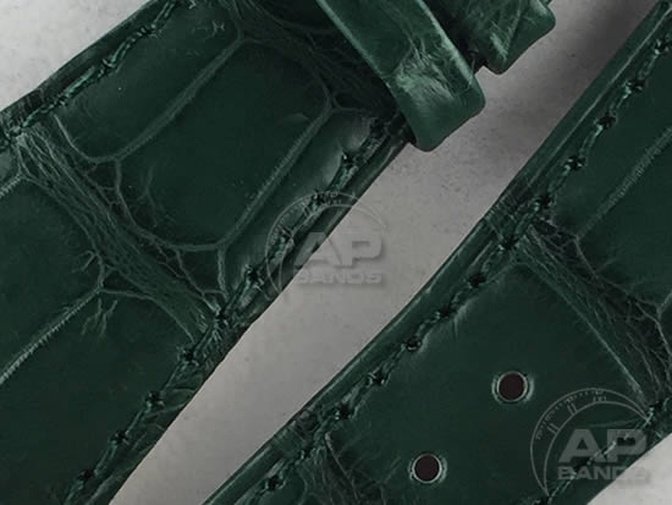 Capolavoro Emerald Green Alligator Strap For Audemars Piguet Royal Oak Offshore