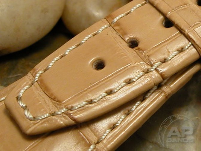 Capolavoro Caramel Alligator Strap For Audemars Piguet Royal Oak Offshore