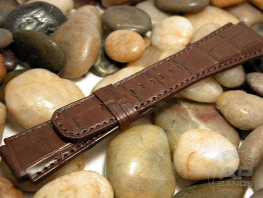 Capolavoro Chocolate Brown Alligator Strap For Audemars Piguet Royal Oak Offshore T3