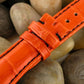 Capolavoro Orange Alligator Strap For Audemars Piguet Royal Oak Offshore End Of Days and Older Gen.