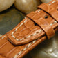 Capolavoro Honey Brown Alligator Strap For Audemars Piguet Royal Oak