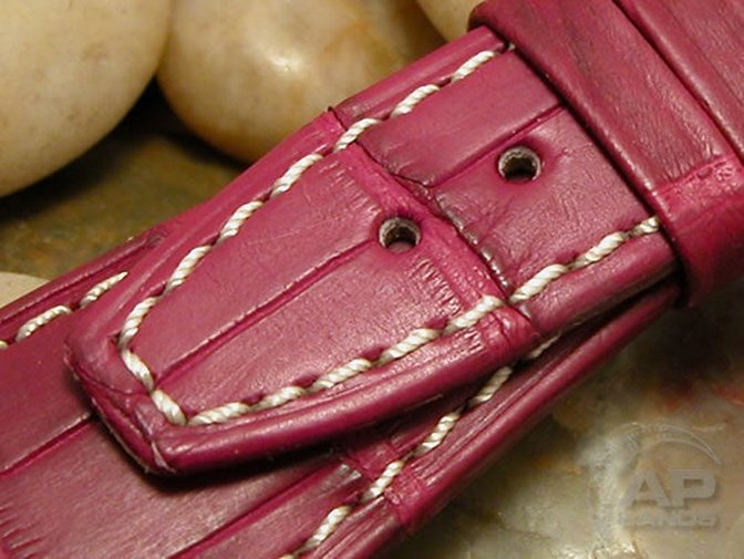 Capolavoro Pomegranate Alligator Strap For Audemars Piguet Royal Oak Offshore