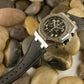 Finitura Opaca Black Alligator Strap For Audemars Piguet Royal Oak Offshore Newer Case