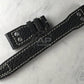 Decantare Black Strap For IWC Big Pilot Deployant Buckle