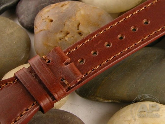 Vintage Saddle Leather Original B-Uhr Color For  IWC Big Pilot Deployant