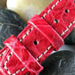 Illustre Fire Engine Red Crocodile Strap For Audemars Piguet Royal Oak Offshore