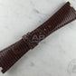 Lucertole Shiny Cigar Brown Lizard Strap For Audemars Piguet Royal Oak Offshore