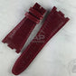 Lucertole Shiny Crimson Lizard Strap For Audemars Piguet Royal Oak Offshore