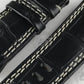 Capolavoro Black Alligator Strap For Audemars Piguet Royal Oak Offshore 44mm 26400 Double Row Stitch