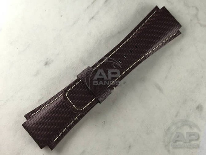 AP Bands 100% Genuine Red Carbon Fiber Strap For Audemars Piguet Royal Oak Offshore T3 SHAQ Legacy