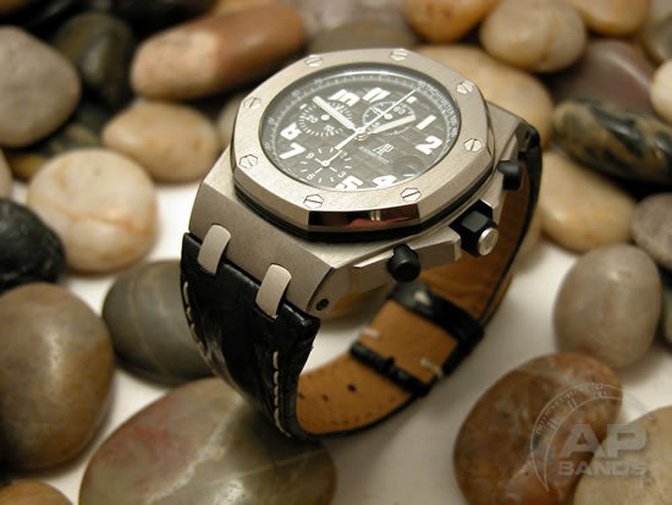 Particolare Capolavoro Black Hornback Crocodile Audemars Piguet Royal Oak Offshore