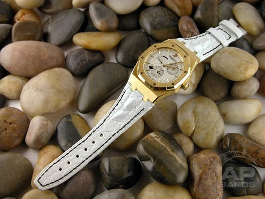 Particolare Capolavoro White Hornback Crocodile Audemars Piguet Royal Oak