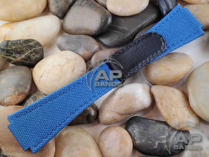 AP Bands Blue Velcro Style Nylon Strap For Audemars Piguet Royal Oak Offshore End Of Days 25770