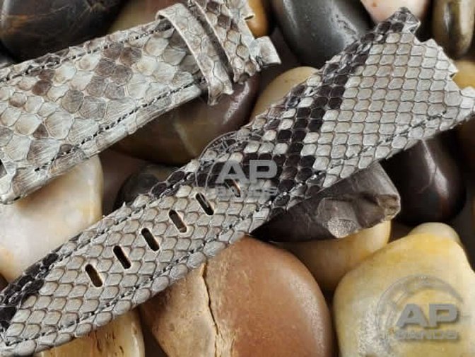 Pitone Grey Python Strap For Audemars Piguet Royal Oak Offshore 26470