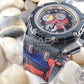 Capolavoro Camo Red Blue Alligator Strap For Audemars Piguet Royal Oak Offshore 44mm 26400