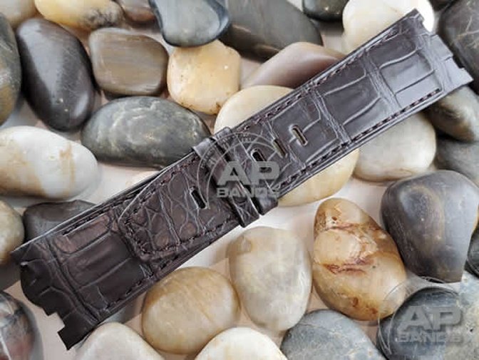 Capolavoro Brown Alligator Strap For Audemars Piguet Royal Oak Offshore 44mm Chronograph 26400