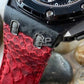 Pitone Red Python Strap For Audemars Piguet Royal Oak Offshore 44mm Chronograph 26400