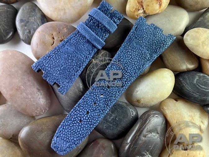 AP Bands Blue Elephant Strap For Royal Oak Offshore 42mm 21670