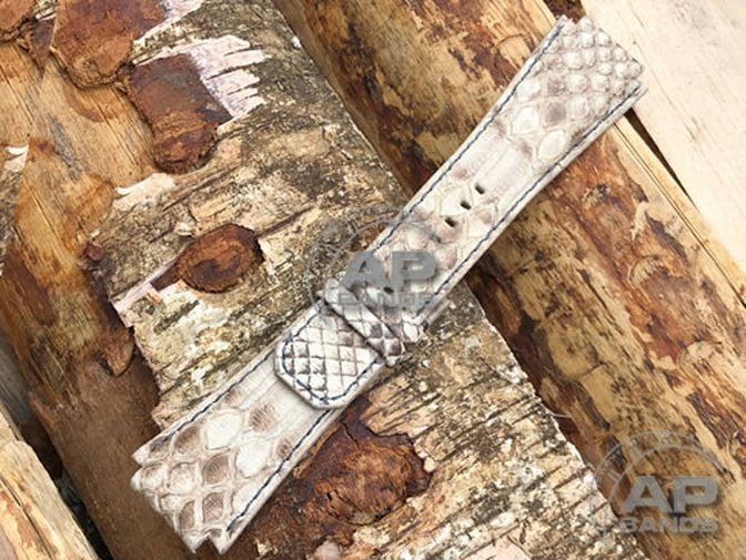 AP Bands White Python For Audemars Piguet Royal Oak Offshore T3 SHAQ Legacy