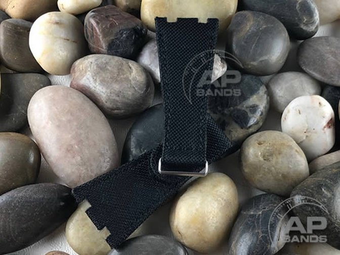 AP Bands Black Velcro Style Nylon Strap For Audemars Piguet Royal Oak Offshore 44mm