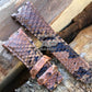Pitone Glazed Tobacco Python Strap For Audemars Piguet Royal Oak 15300 15400