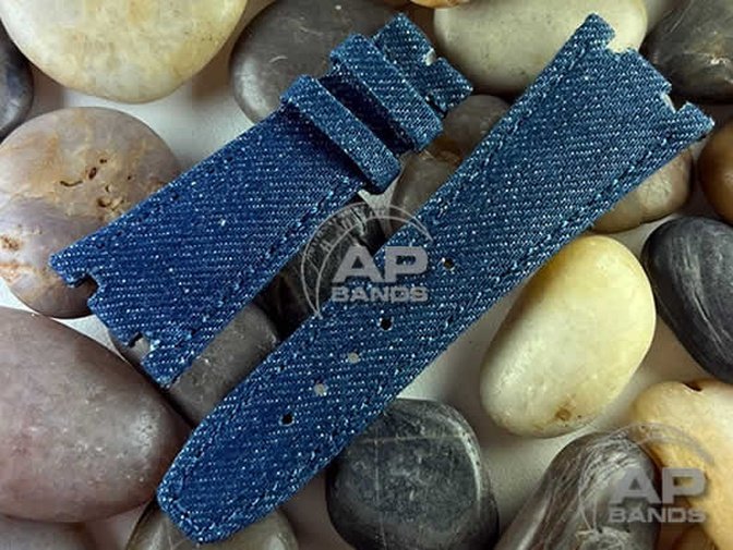 AP Bands Blue Denim Strap For Audemars Piguet Royal Oak 15300 15400 39mm 41mm