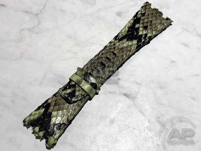 Pitone Lime Python Strap For Audemars Piguet Royal Oak Offshore 26470