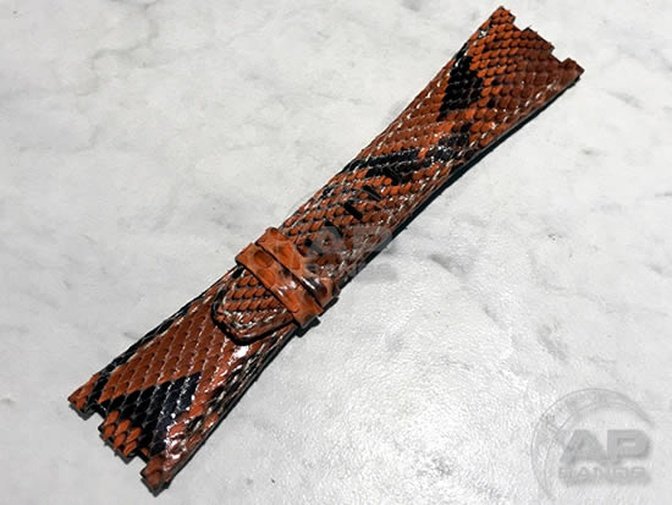 Pitone Orange Python Strap For Audemars Piguet Royal Oak Offshore 26470