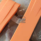 AP Bands 20mm Curved End Orange Rubber Strap For Rolex Watches