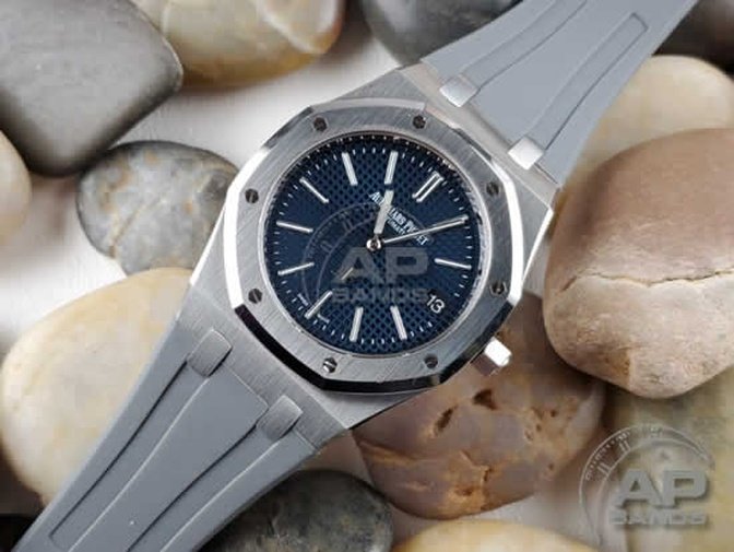 Audemars Piguet 39MM Royal Oak Blue Dial Watch