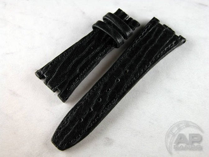 Black Sealskin Strap For Audemars Piguet Royal Oak 15300 15400 26320 26300