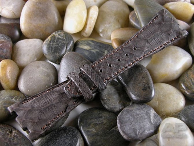 Pitone Dark Brown Python Strap For Audemars Piguet Royal Oak Offshore