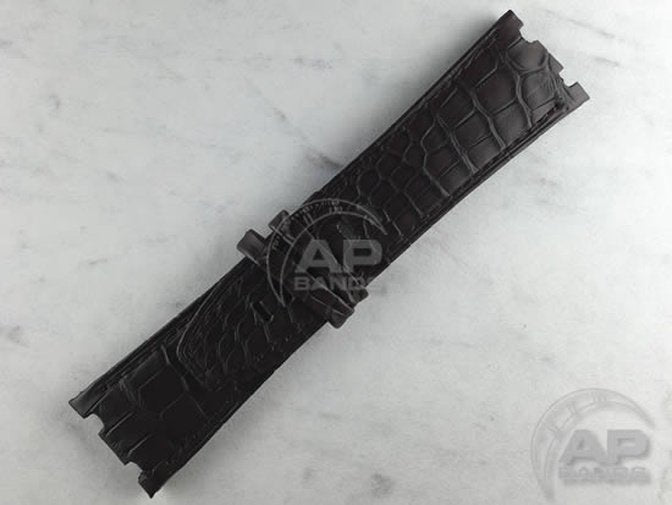 Capolavoro Brown Alligator Strap For Audemars Piguet Diver OEM Buckle