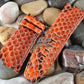 Pitone Orange Python Strap For Audemars Piguet Royal Oak Offshore Diver OEM