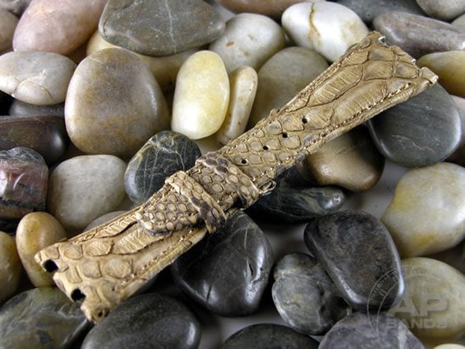 Pitone Gold Python Strap For Audemars Piguet Royal Oak Offshore