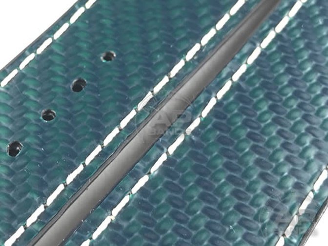 AP Bands 100% Genuine Green Carbon Fiber Strap For Hublot Big Bang 44mm