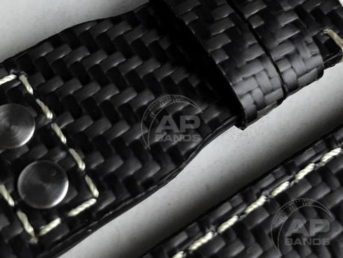 AP Bands 100% Genuine Carbon Fiber Strap For IWC Big Pilot, Perpetual Calendar, B-Uhr