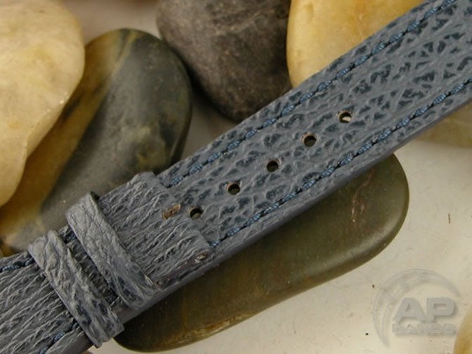 Lungomare Ocean Blue Sharkskin For IWC Big Pilot Tang – AP Bands
