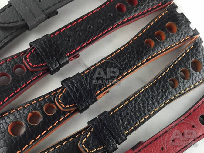 Prototipo Monaco Red Racing Strap For Audemars Piguet Royal Oak Offshore