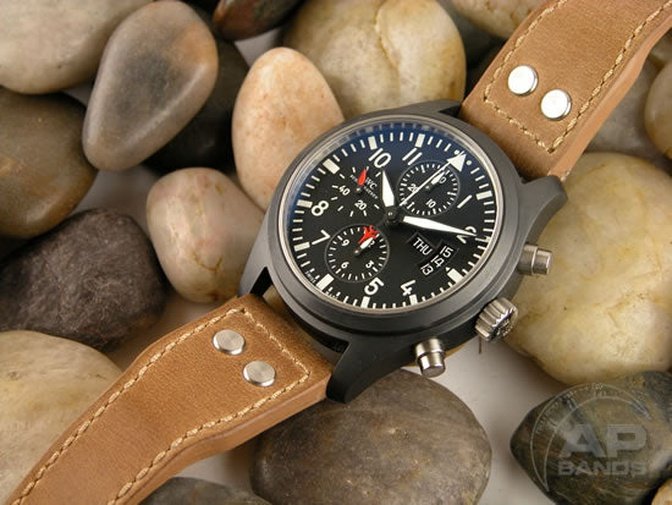 Decantare Naturale Limited Edition Strap For IWC Big Pilot Tang Buckle